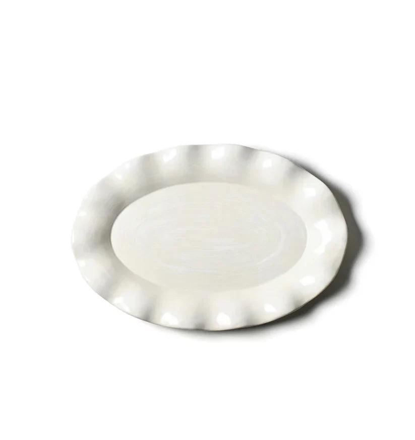 Signature White 15 Oval Platter