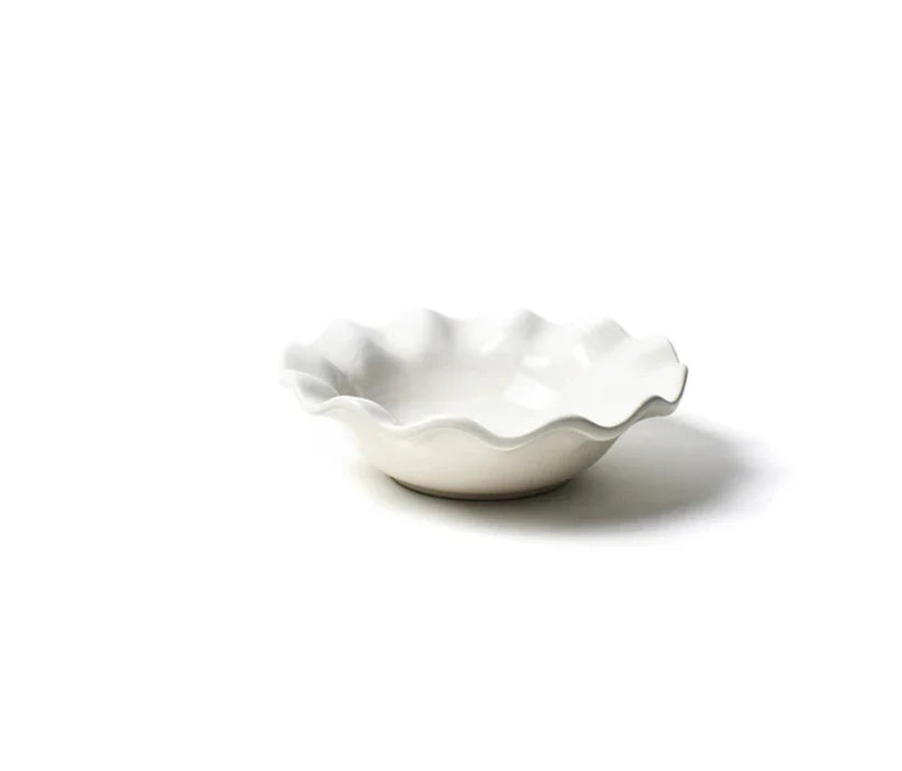 Signature White 6 Ruffle Bowl