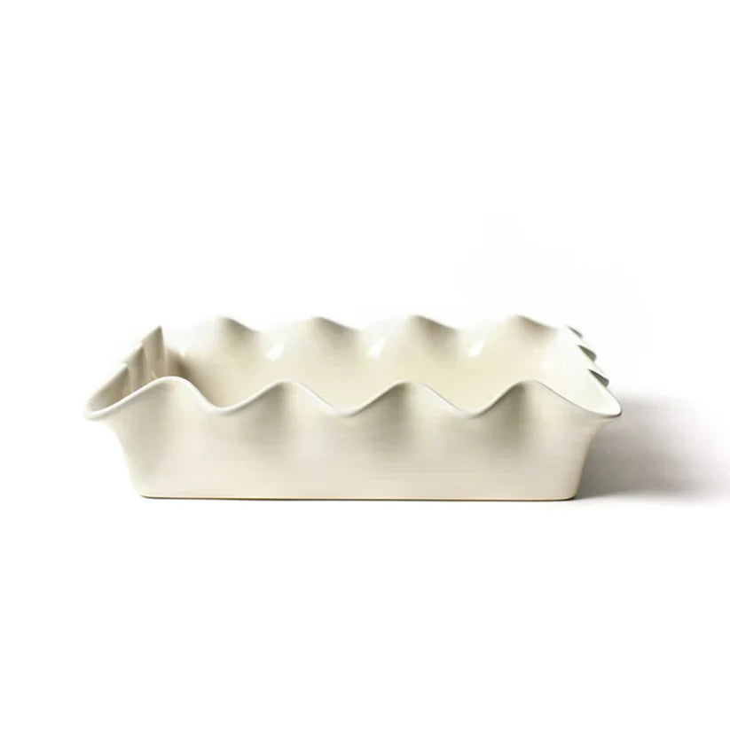 Signature White Ruffle 13 Casserole