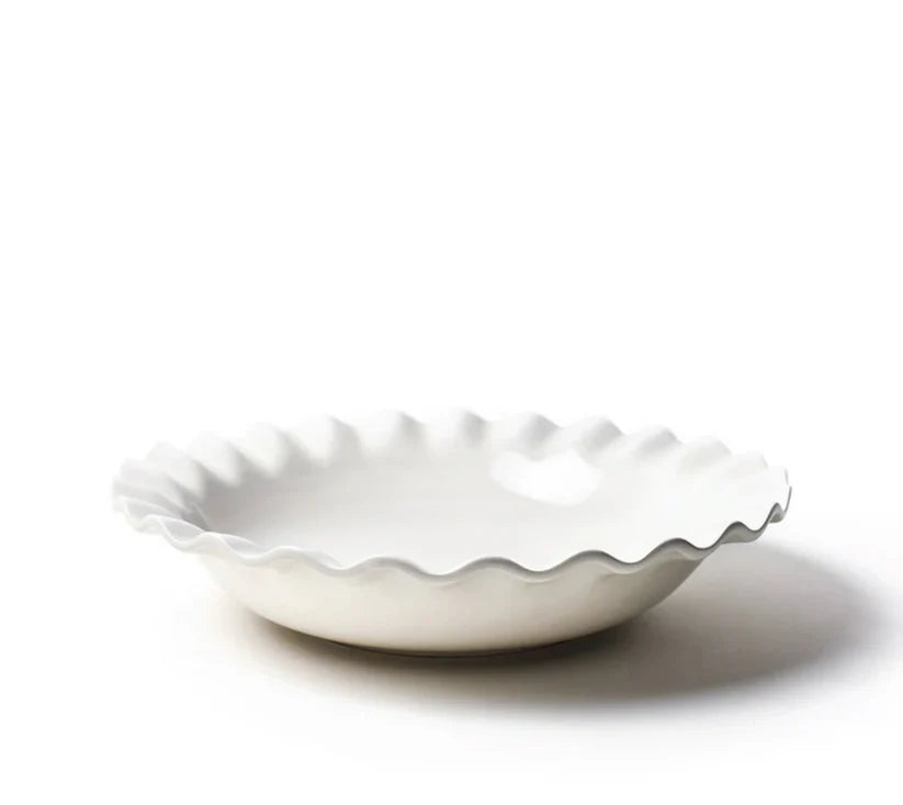 Signature White Ruffle 13 Best Bowl