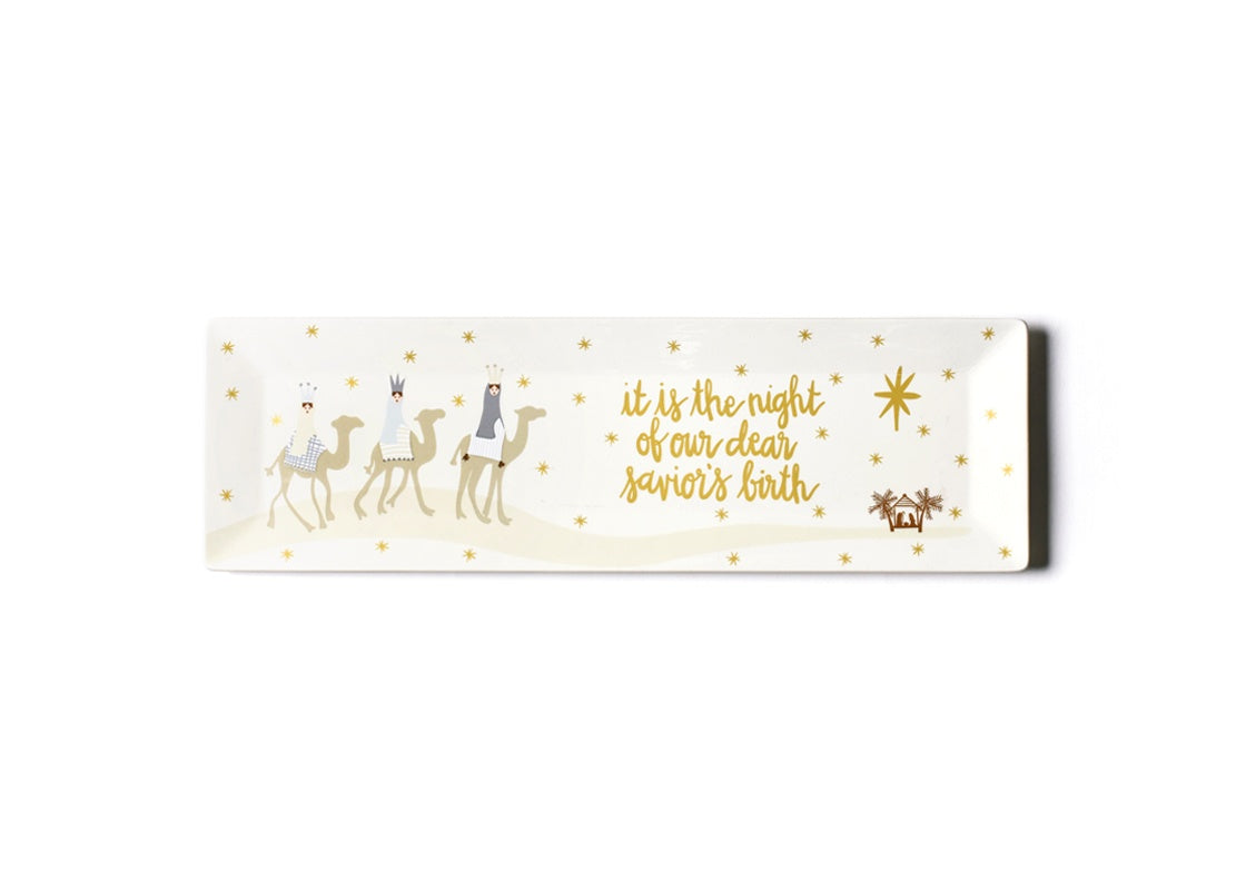 Neutral Nativity Skinny 18 Rectangular Tray