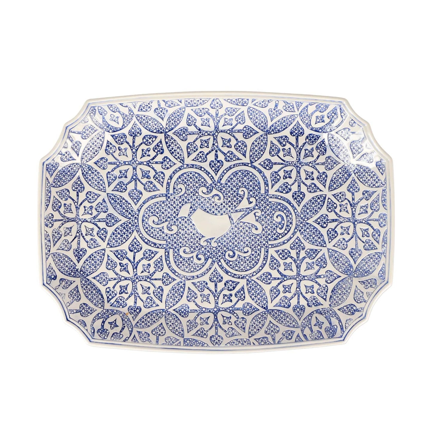 Uccello Blu Rectangular Platter